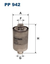 FILTRON (PP 942) Kraftstofffilter für MG OPEL ROVER TOYOTA LOTUS LAND