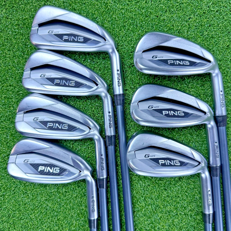 Juego de plancha de punto negro Ping G425 5-PW+VW RH Alta CB AWT eje regular CPZ agarre enorme Foto 3 de 4