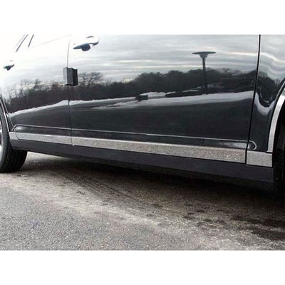 8p Luxury FX Chrome 2-2 3/16' Rocker Panel Molding fit for 08-12 Chevy Malibu