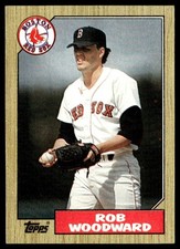 1987 Topps Rob Woodward Boston Red Sox #632