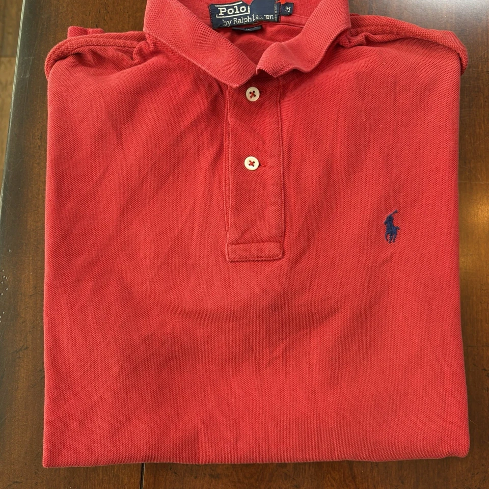 Lot of 5 Polo Ralph Lauren Short Sleeve Pony Polo Shirts Men’s Medium - Image 4 of 4