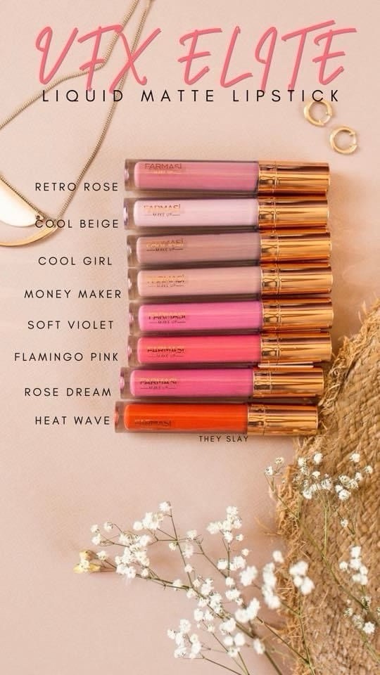 NEW IN BOX FARMASI VFX ELITE CAMERA READY MATTE COOL GIRL LIPSTICK. FREE SHIPP!