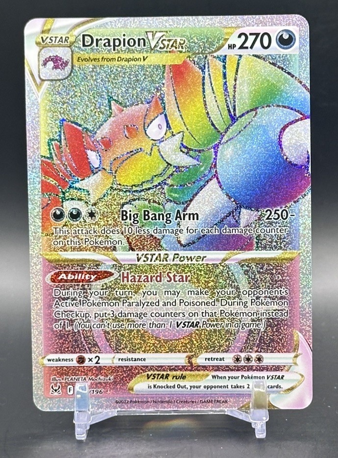 Drapion VSTAR (Secret) Holo Secret Rare SWSH11: Lost Origin 200/196 NM