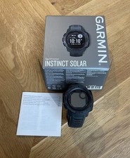 Garmin Instinct Solar Rugged Outdoor Smartwatch Graphite  - Solar Charging GPS