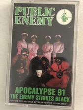 Public Enemy Cassette Tape Apocalypse 91 Enemy Strikes Back Rap cas2