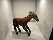 Steiff animal soft toy collector okapi 23 cm without button and without flag ...