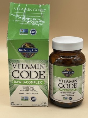 Garden of Life Vitamin Code Raw B-Complex  60 Capsules