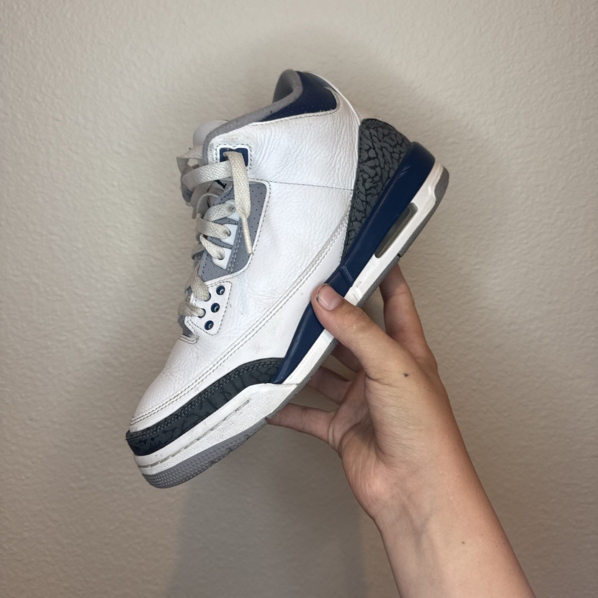 Size 7 - Air Jordan 3 Retro Midnight Navy | eBay