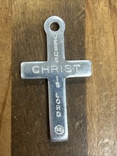 Colgante Crucifijo Cruz 12 Tono Plata NOSOTROS Jesucristo Es Señor