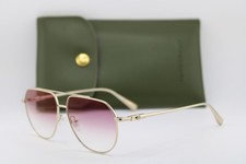 NEW LONGCHAMP LO174S 716 GOLD SHINY AUTHENTIC SUNGLASSES 57-13