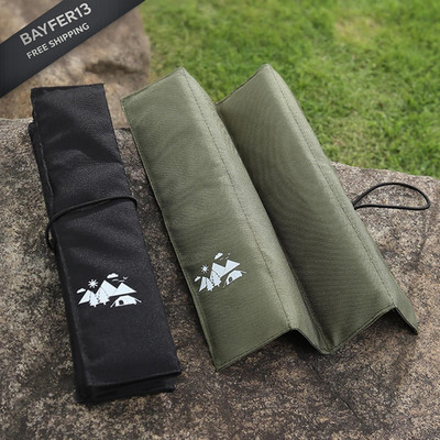 PROCRAAN Portable Lightweight Waterproof Folding Mat - Foam Sitting Pad Beige 