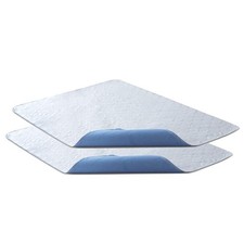 Bedecor Pack of 2 Kylie Sheets 86x132cm, Washable Bed Pad Protector, Waterpro...