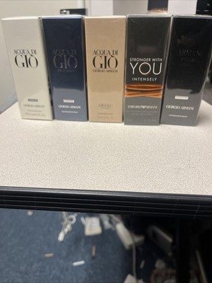Giorgio Armani Acqua Di Gio ABSOLU/AQGIO Parfum/profondo ArmniCode 15ml Lot Of 5