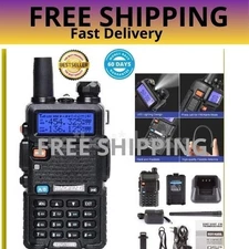 Digital Handheld Radio Scanner Fire Police VHF FM EMS Ham 2 Way Transceiver Dual