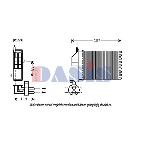 WäRmetauscher Innenraumheizung FüR Fiat Seicento/600 1.1 0.9-image