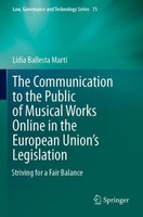 The Communication To The Public Of Musical Works Online In The European Union's