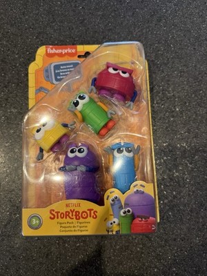 Fisher-Price StoryBots 5 Figure Pack Beep Bing Bang Boop Bo Netflix GTL38 NEW