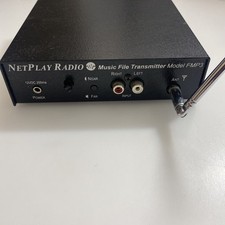 Rare Music File Transmitter NetPlay Radio Model FMP3 Untested No Adapter lfdh