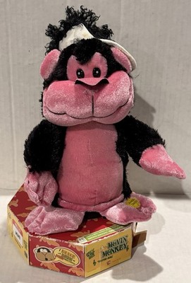 Movin Monkey MIMI Battery Operated Plush Dances To Tootsie Roll Gemma