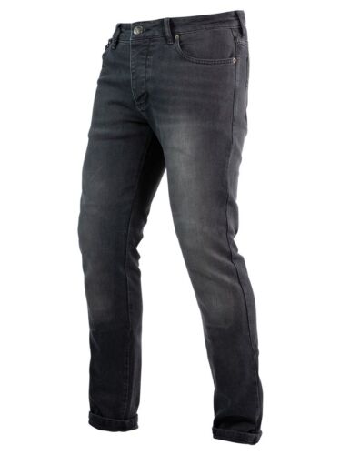 Pantaloni jeans moto John Doe Pioneer Mono used black taglia W33 L32 - neri - Foto 1 di 12