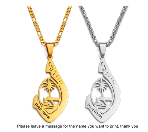 Gold Platinum Plated Necklace Custom 