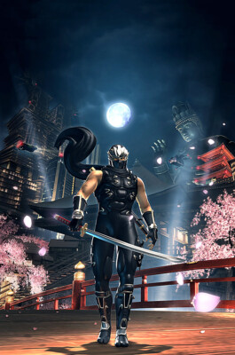 Ninja Gaiden Sigma Ryu Black PS3 XBOX 360 Premium POSTER MADE IN