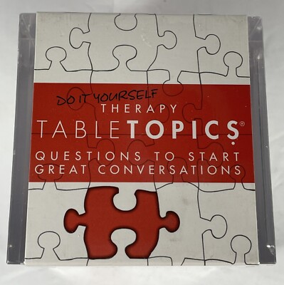 Table Topics Do It Yourself Therapy: Questions to Start Great Conversations NEW