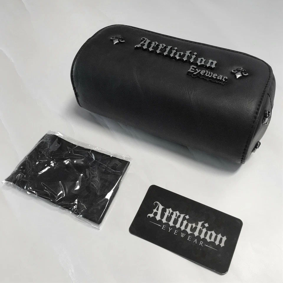 Affliction Sunglasses Talon Black Grey with Case Tag and Box - Image 3 of 3