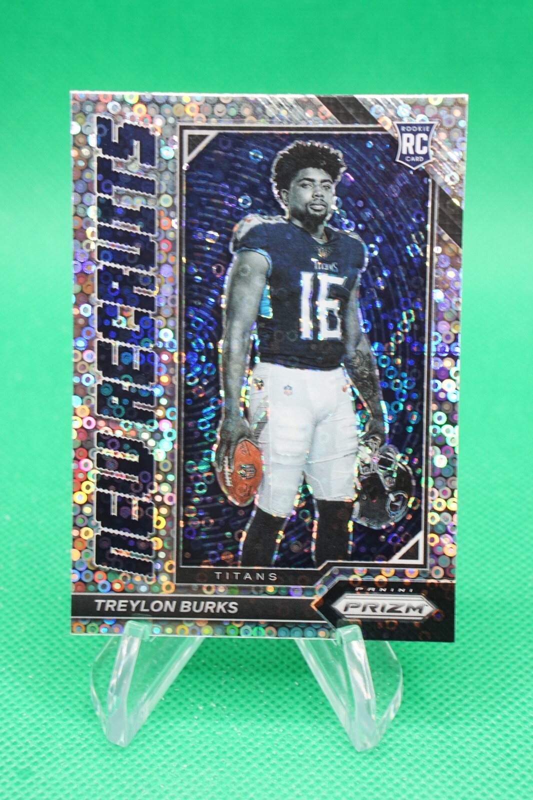 2022 Prizm New Recruits Prizms No Huddle #8 Treylon Burks Tennessee Titans BG6