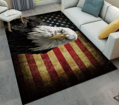 American Flag Bald Eagle Soft Carpet Living Room Floor Mat Anti Skid Area Rug Ebay