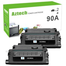 2x Toner Compatible With HP 90A CE390A LaserJet Enterprise 600 M601dn M602 M4555