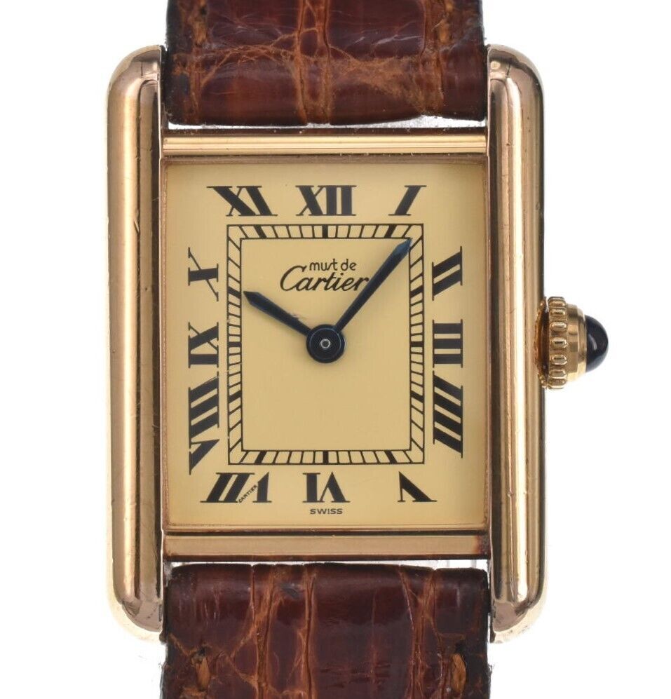 Cartier Tank - 20 mm, Gold Plated for sale | eBay