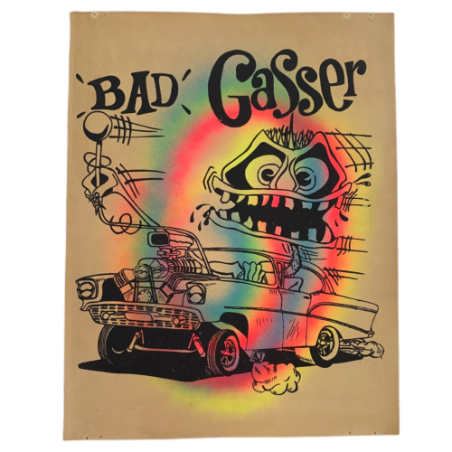 Vintage 1955 Chevy Bad Gasser "Airbrush" Poster - Picture 1 of 2