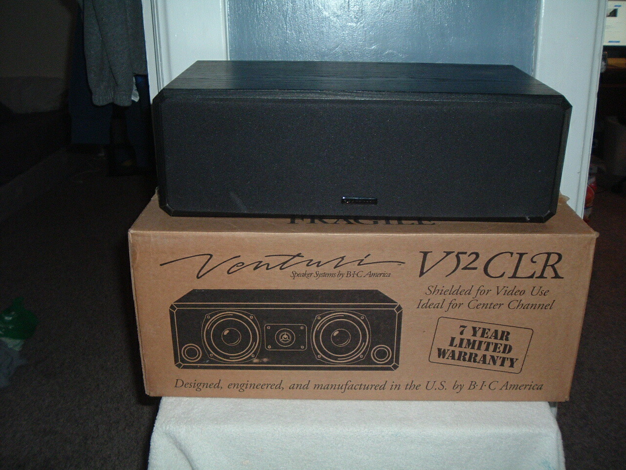 bic venturi center channel speaker