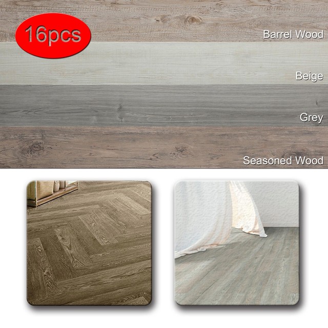 Self Adhesive Vinyl Planks Floor Tiles Peel And Stick Wood Grain
