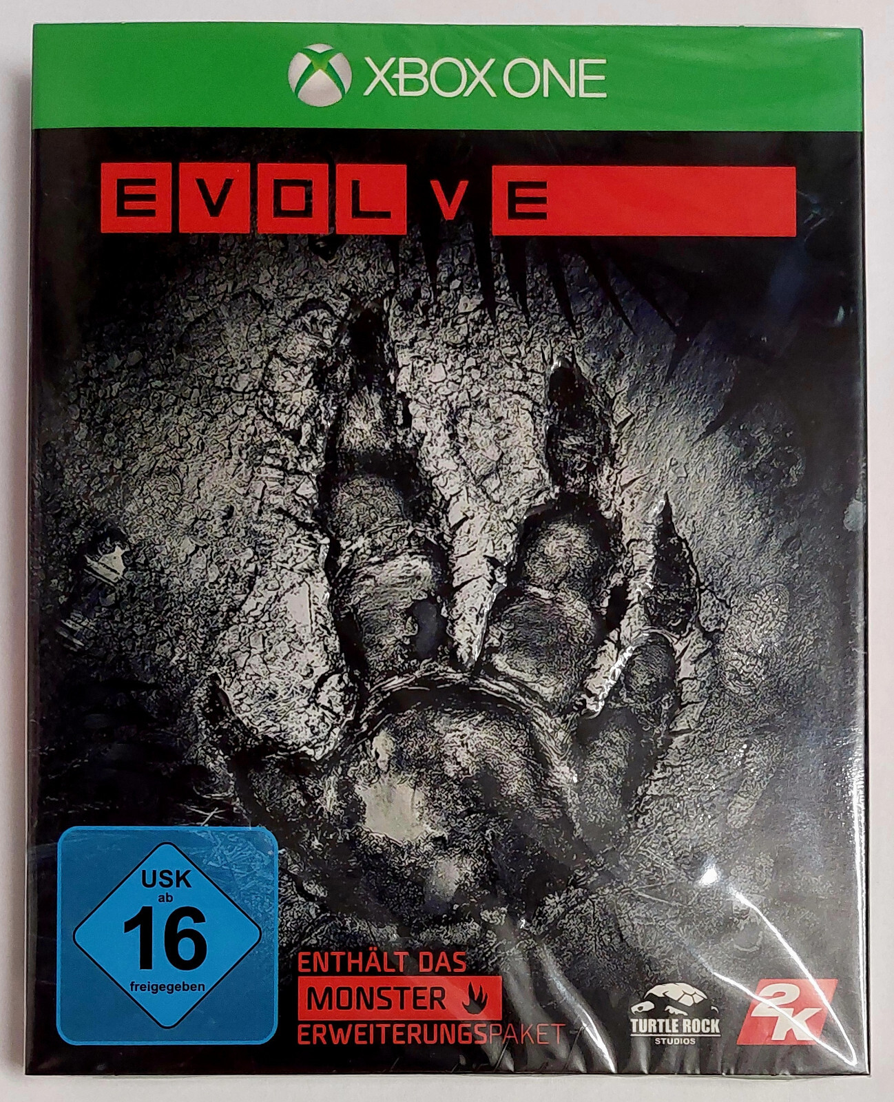 Xbox One - Evolve (DE Version) (mit OVP / Pappschuber) (gebraucht) NEUWERTIG - Bild 2