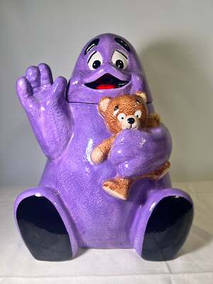 Vintage- Grimace -cookie jar -McDonald's-1997 | eBay