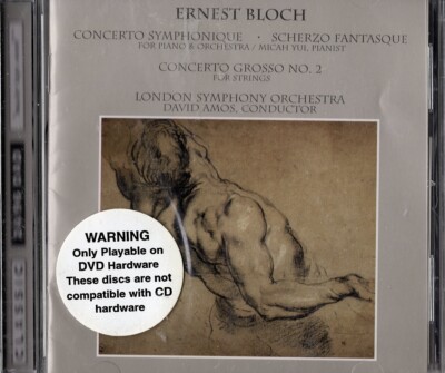 Ernest Bloch - 2 Concertos & Scherzo Sealed 96/24 DVD Audio Only Classic Records