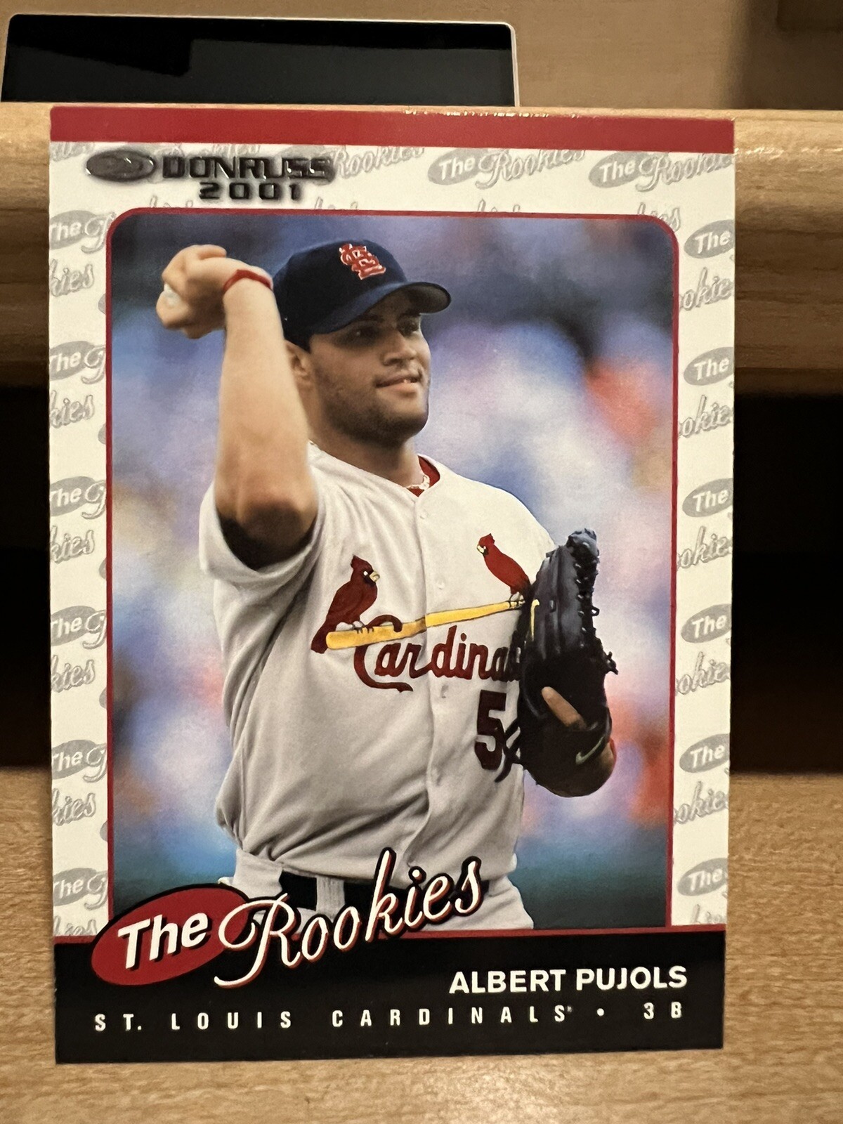 2001 Donruss The Rookies Baseball Albert Pujols St. Louis Cardinals RC Card #R97