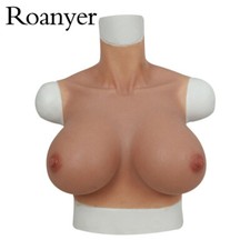 Roanyer Realistic Silicone West East Shape Breast Form G Cup for Drag Queen