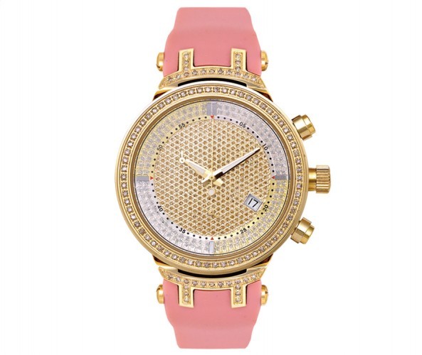 Joe Rodeo Women's JJML5 Master 0.90ct Diamond Rubber Chronograph