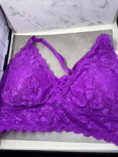 Torrid Curve Lace Racerback Bralette Size 2 Purple
