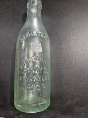 Biedenharn Candy Co bottle  Crown Top Vicksburg Miss Small Size 7.5 Inch #2 