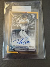 2024 Bowman Draft Chrome Theo Gillen Auto True Gold /50 #CPA-TG