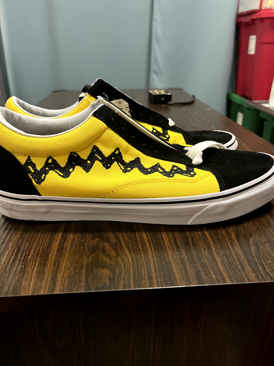 Size 10.5 - Peanuts x Vans Old Skool Charlie Brown for sale online