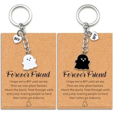 Best Friend Keychain Long Distance Friendship Gifts for Friends Cute Bff Gifts