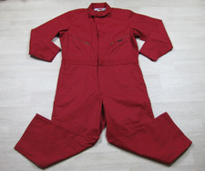 Vintage 90's Dickies Work Coveralls Men's 42 Red Mechanic Workwear Slipknot