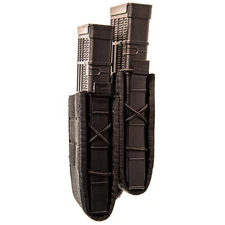 High Speed Gear Duty Staggered Double TACO Tactical Mag Pouch, Nylon #41TS02BK