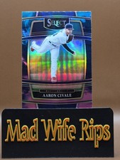 2022 Panini Select Concourse Cosmic Prizm Aaron Civale #78 - Cleveland Guardians