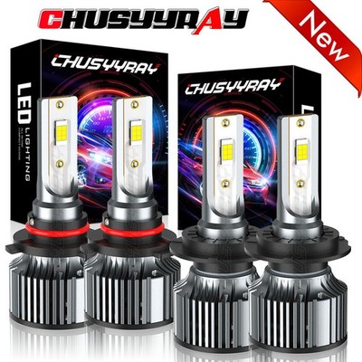 4X 9005+H7 LED Headlight Bulbs Hi/Low Beam Fits Kia Sorento 2019 2020